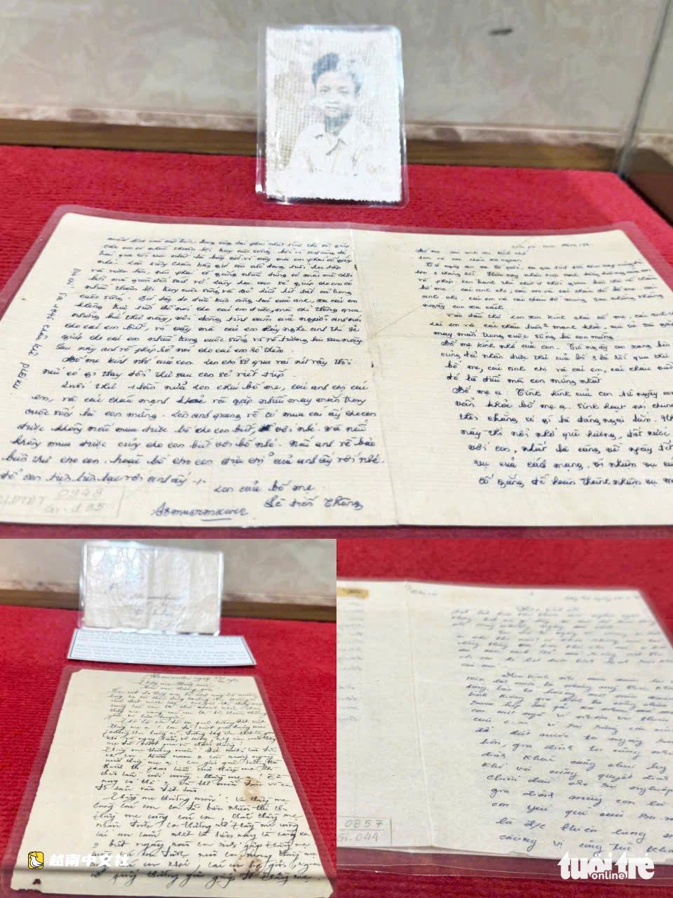 越南峴港展出烈士遺物:背包、手寫信、死亡通知書令人感動與感激