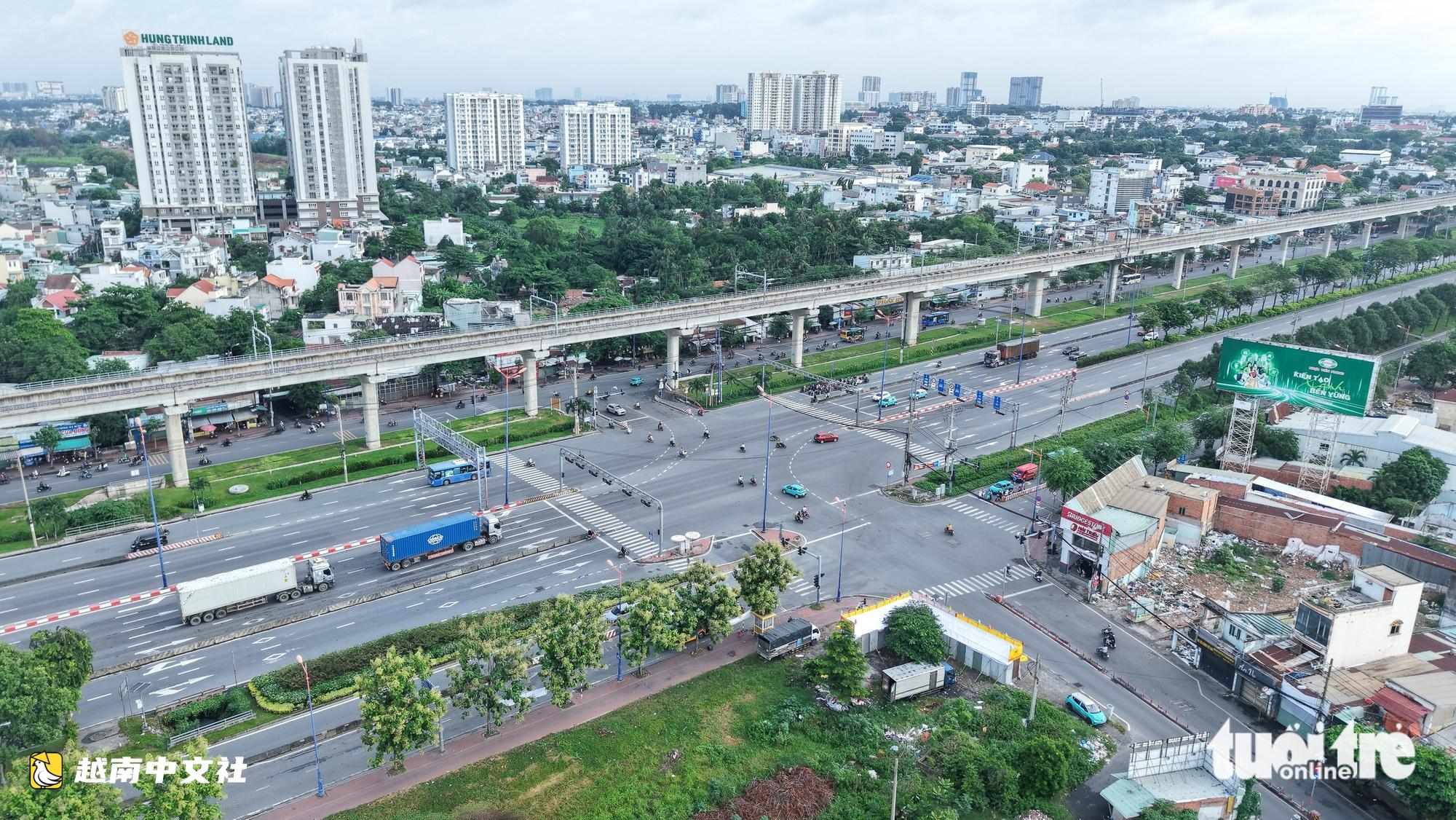 越南胡志明市東部二環路與三環路逐漸合攏,打通地區連接