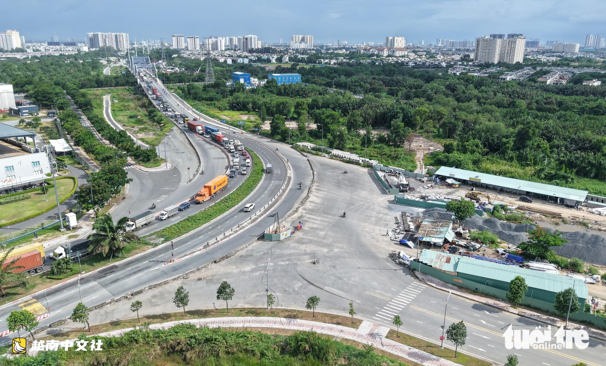越南胡志明市東部二環路與三環路逐漸合攏,打通地區連接