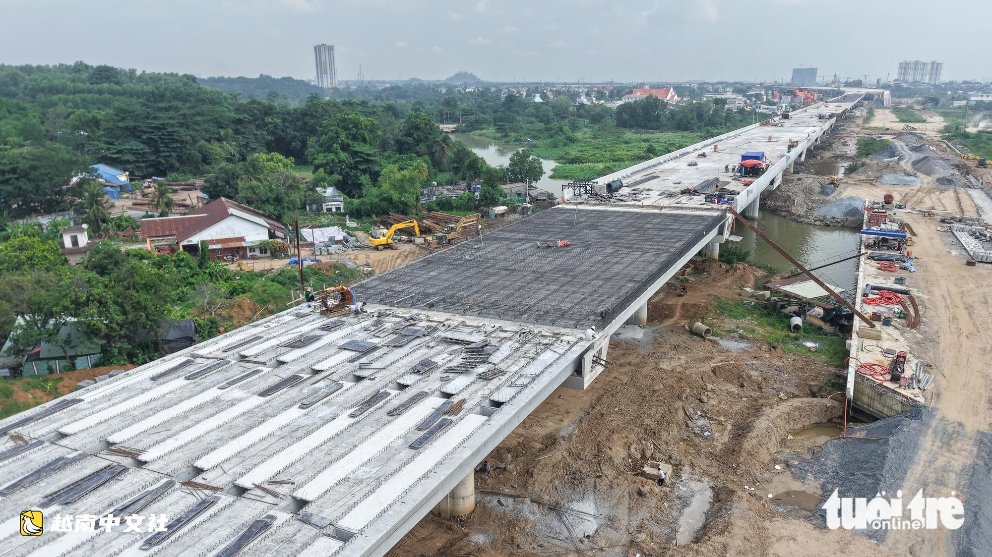 越南胡志明市東部二環路與三環路逐漸合攏,打通地區連接