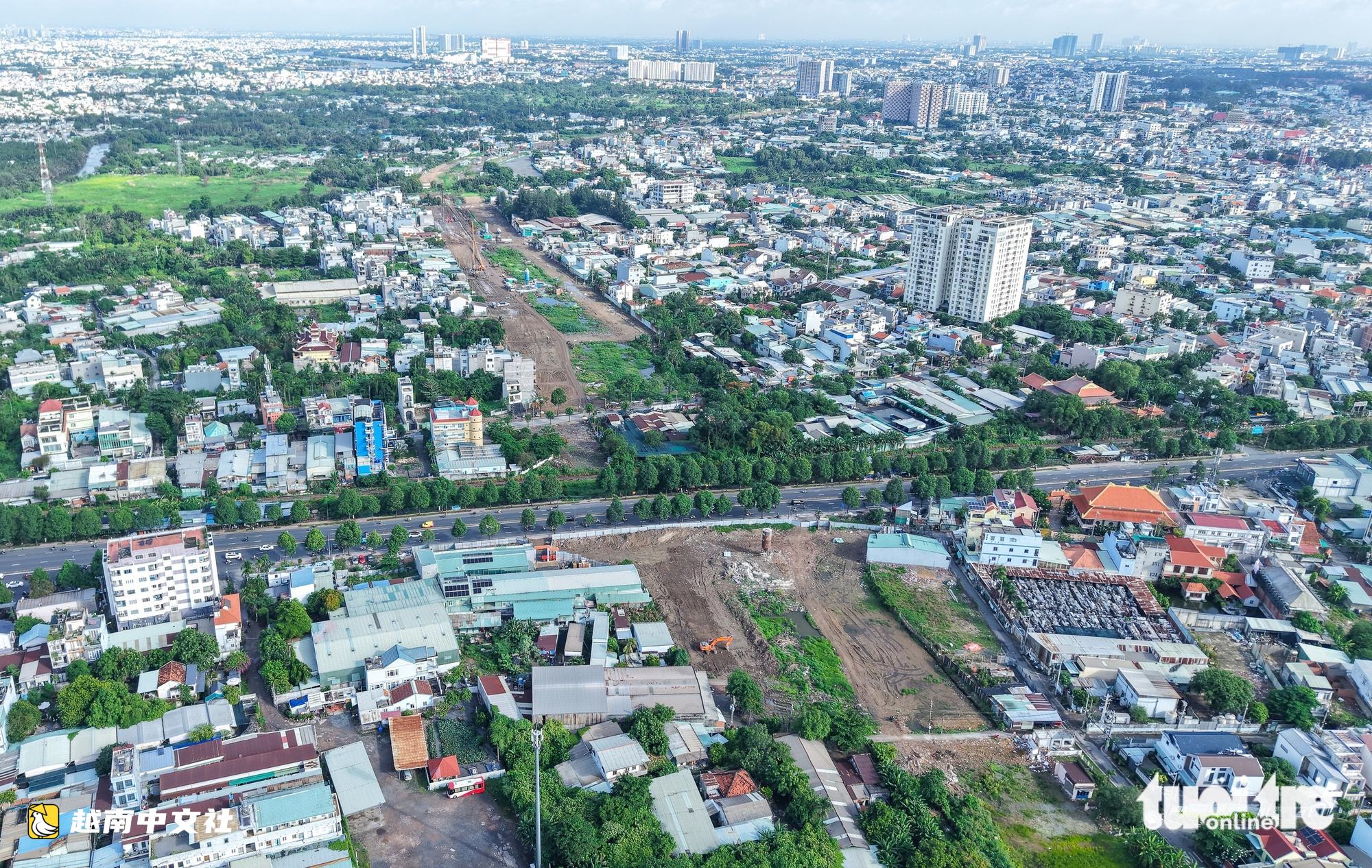 越南胡志明市東部二環路與三環路逐漸合攏,打通地區連接