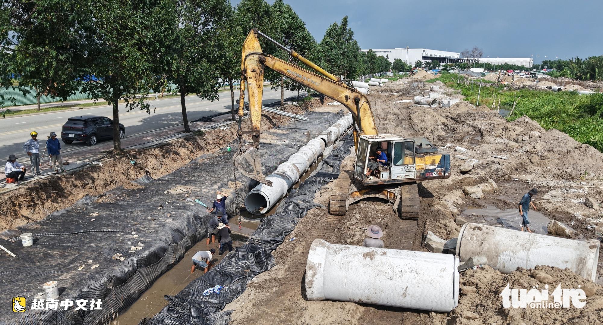 越南胡志明市東部二環路與三環路逐漸合攏,打通地區連接