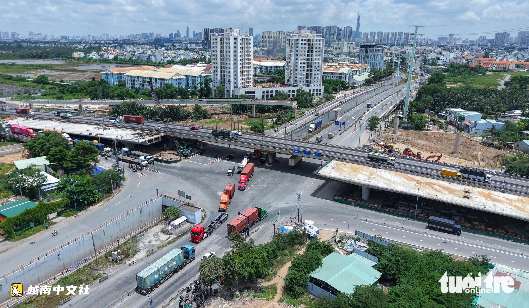 越南胡志明市東部二環路與三環路逐漸合攏,打通地區連接