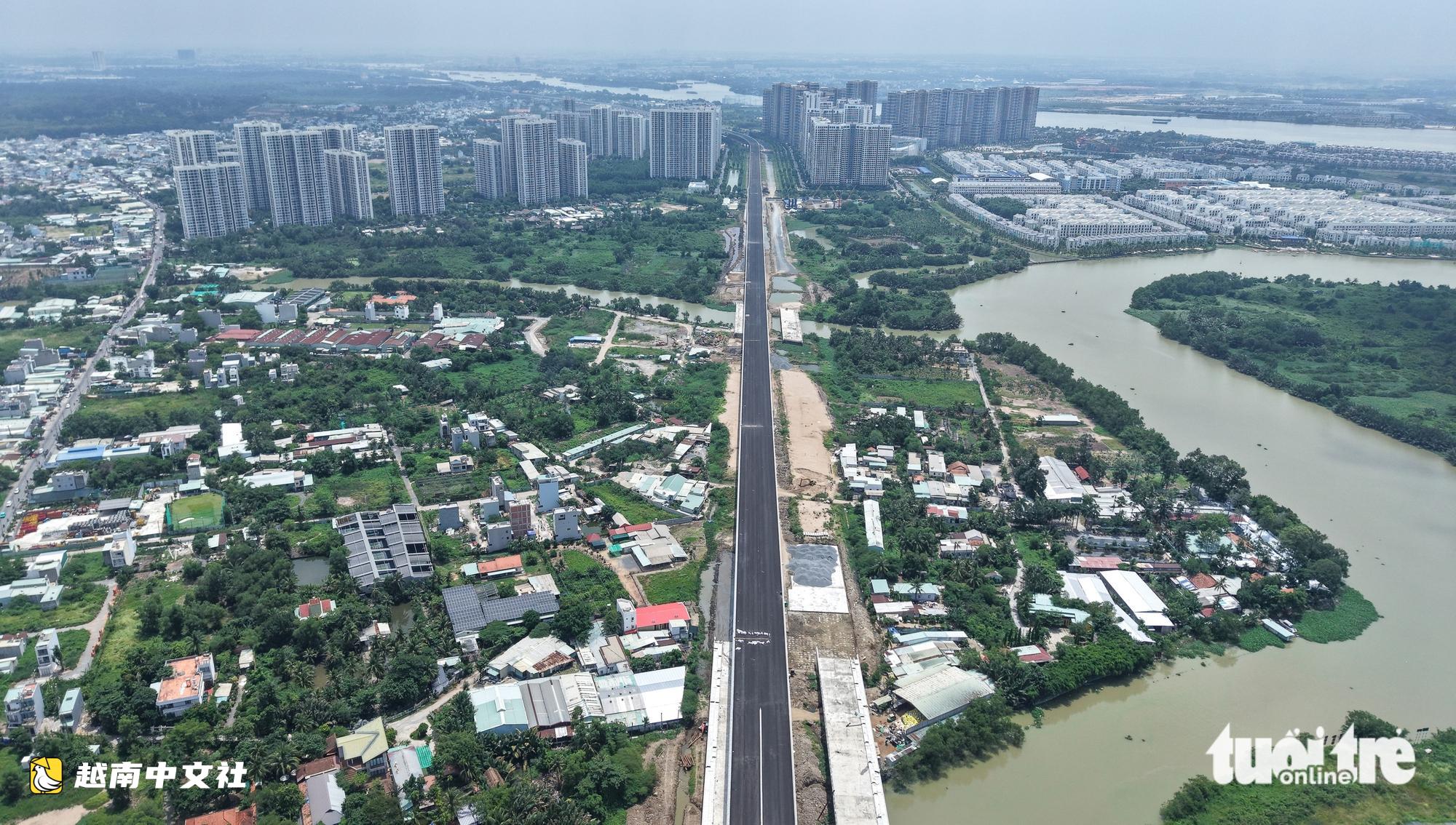越南胡志明市東部二環路與三環路逐漸合攏,打通地區連接