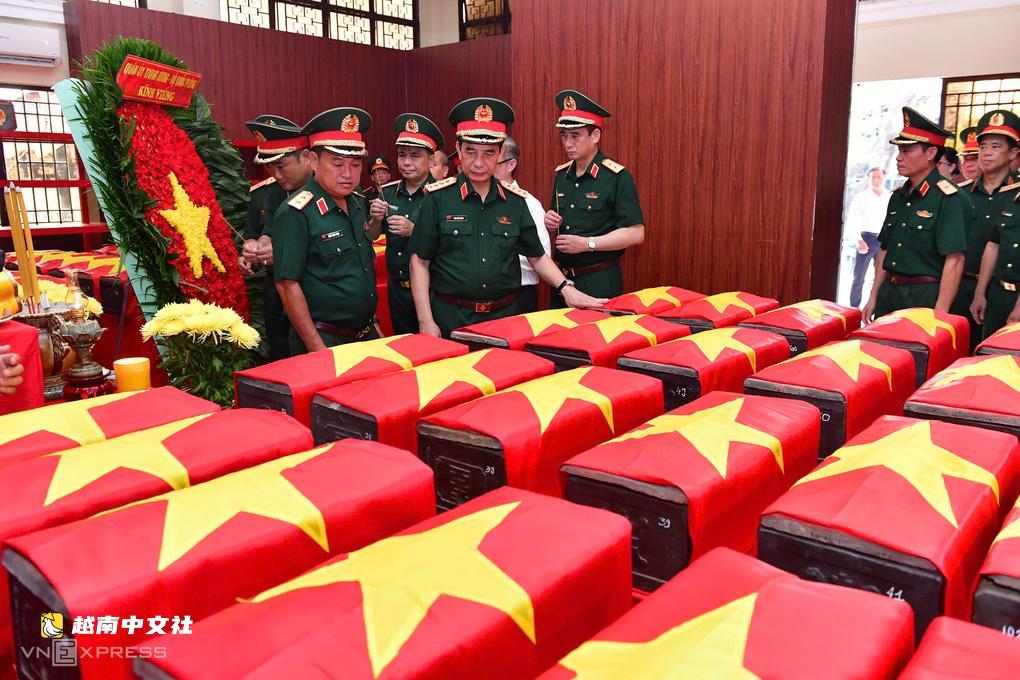 越南近1500具烈士遺骸在4個月後歸集