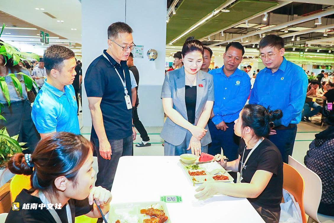 越南加倍伙食補助、安裝意見箱:工會精準關懷工人需求