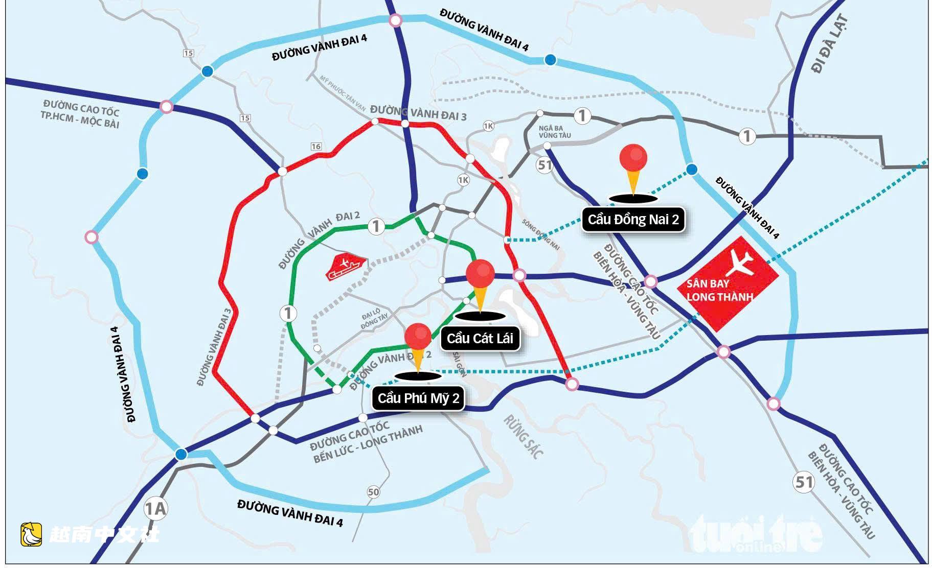 迎接越南同奈省機場城市:高速公路超載才擴建已來不及