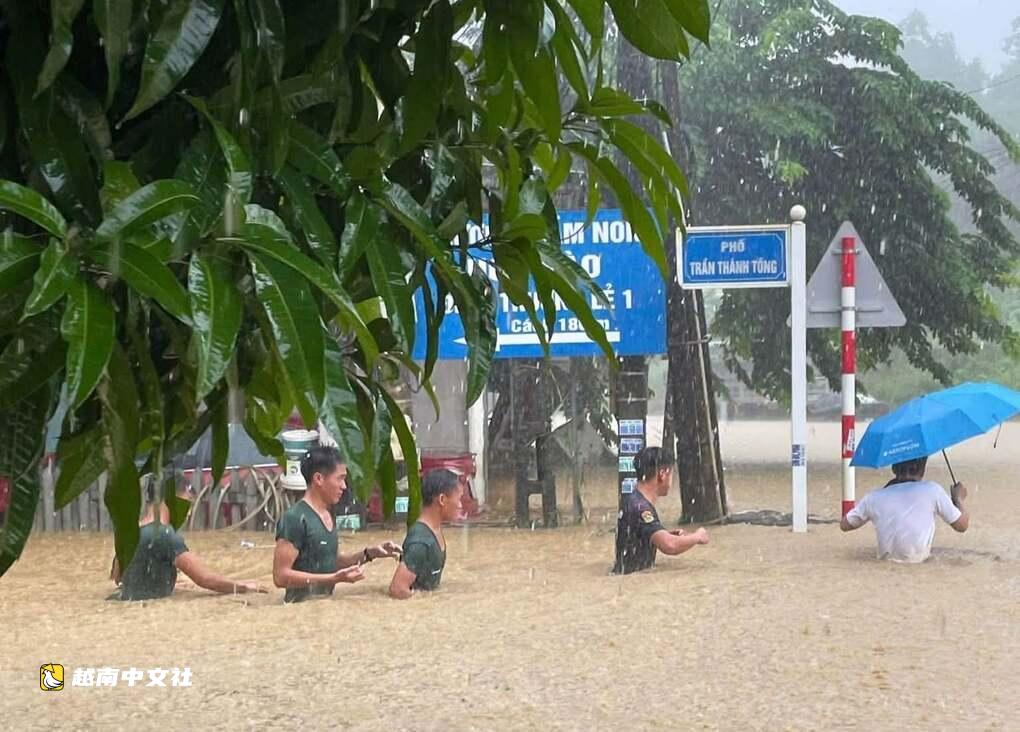 越南北部和北中部大雨持續至8月6日