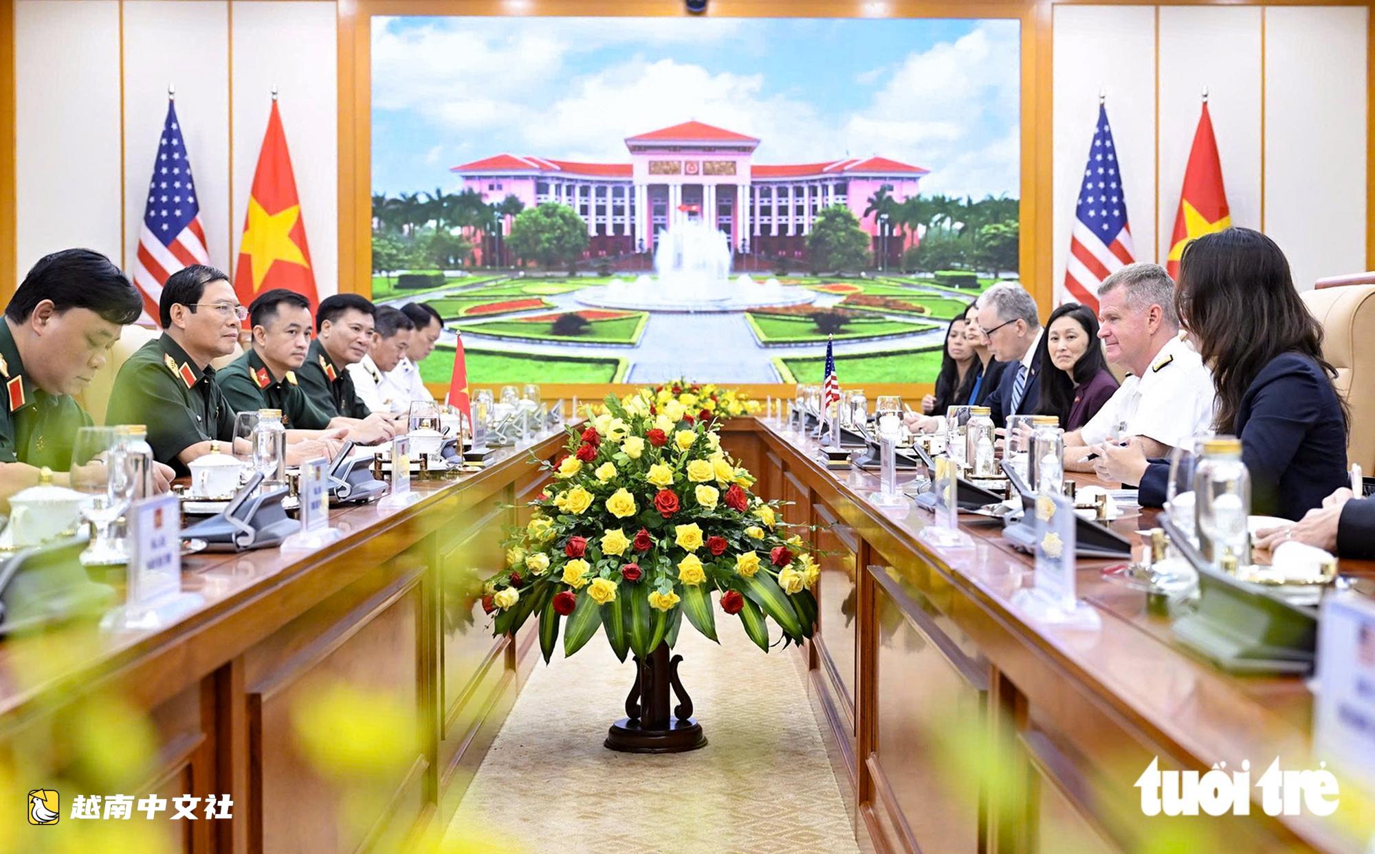 越南總參謀長阮新疆會見美國太平洋司令部司令