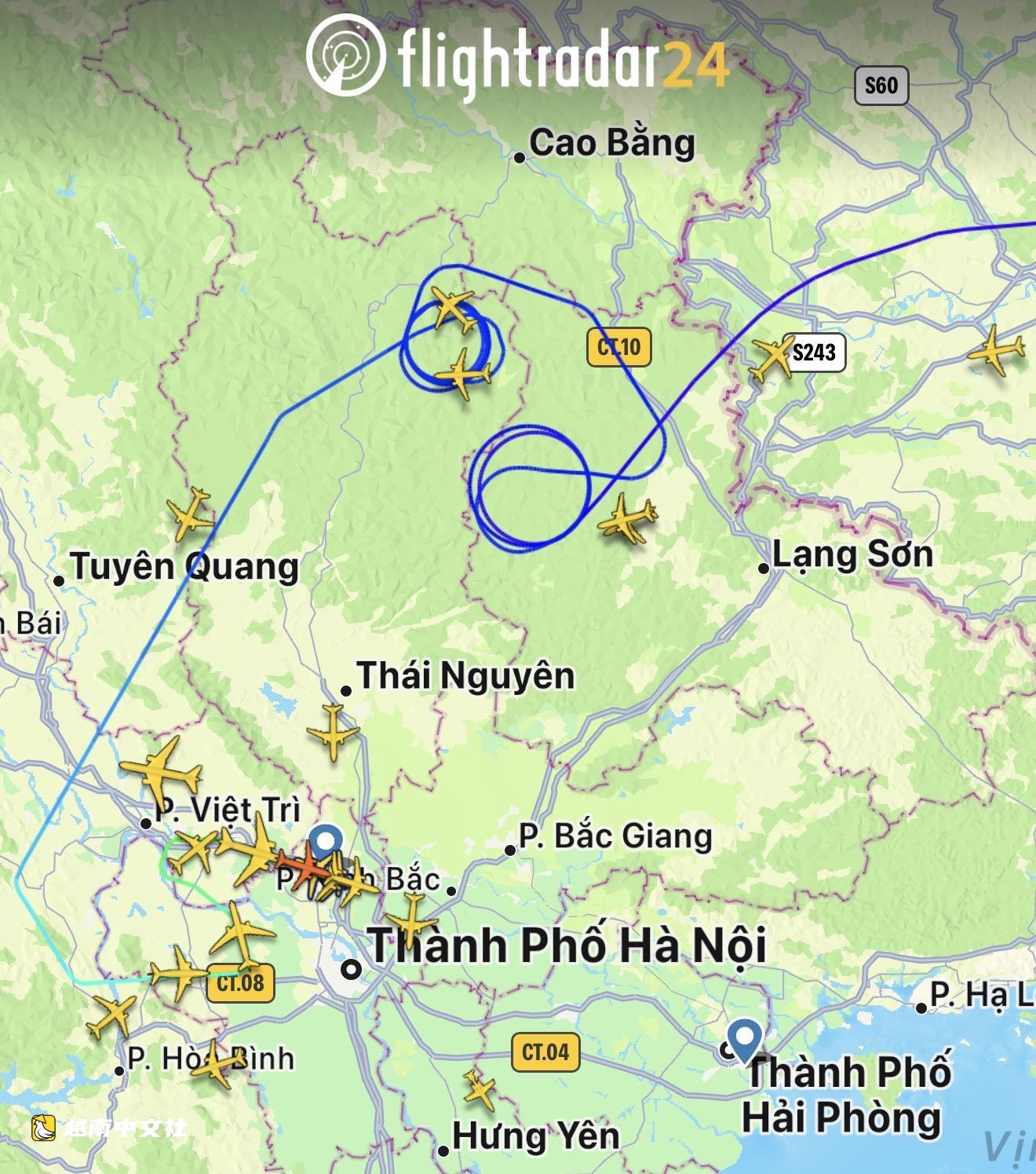 越南雷雨導致數十架航班無法降落內排機場,有航班轉降吉碑機場