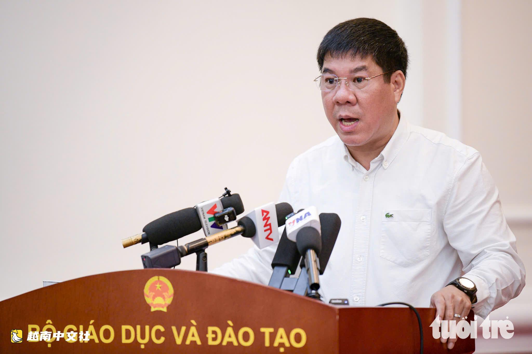 越南教育培訓部:重考不使用曾在宣光專業高中考點履職的人員