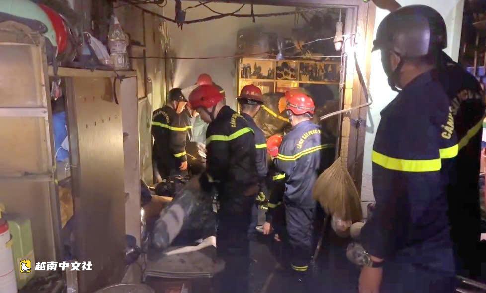 胡志明市房屋火災,父子身亡