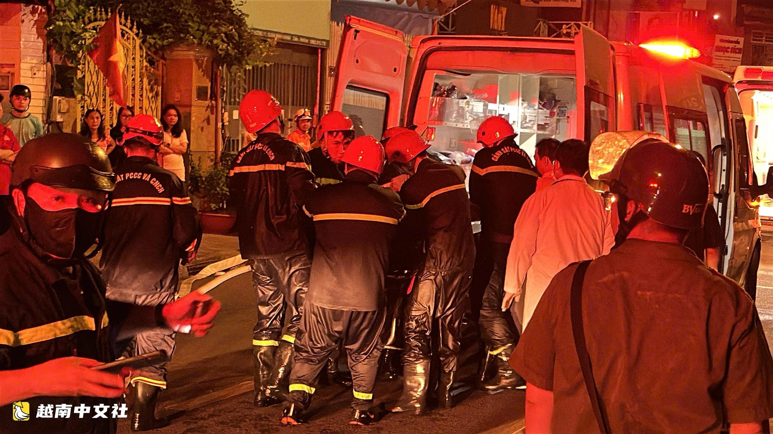 胡志明市阮文豆路房屋火災:父子兩人死亡