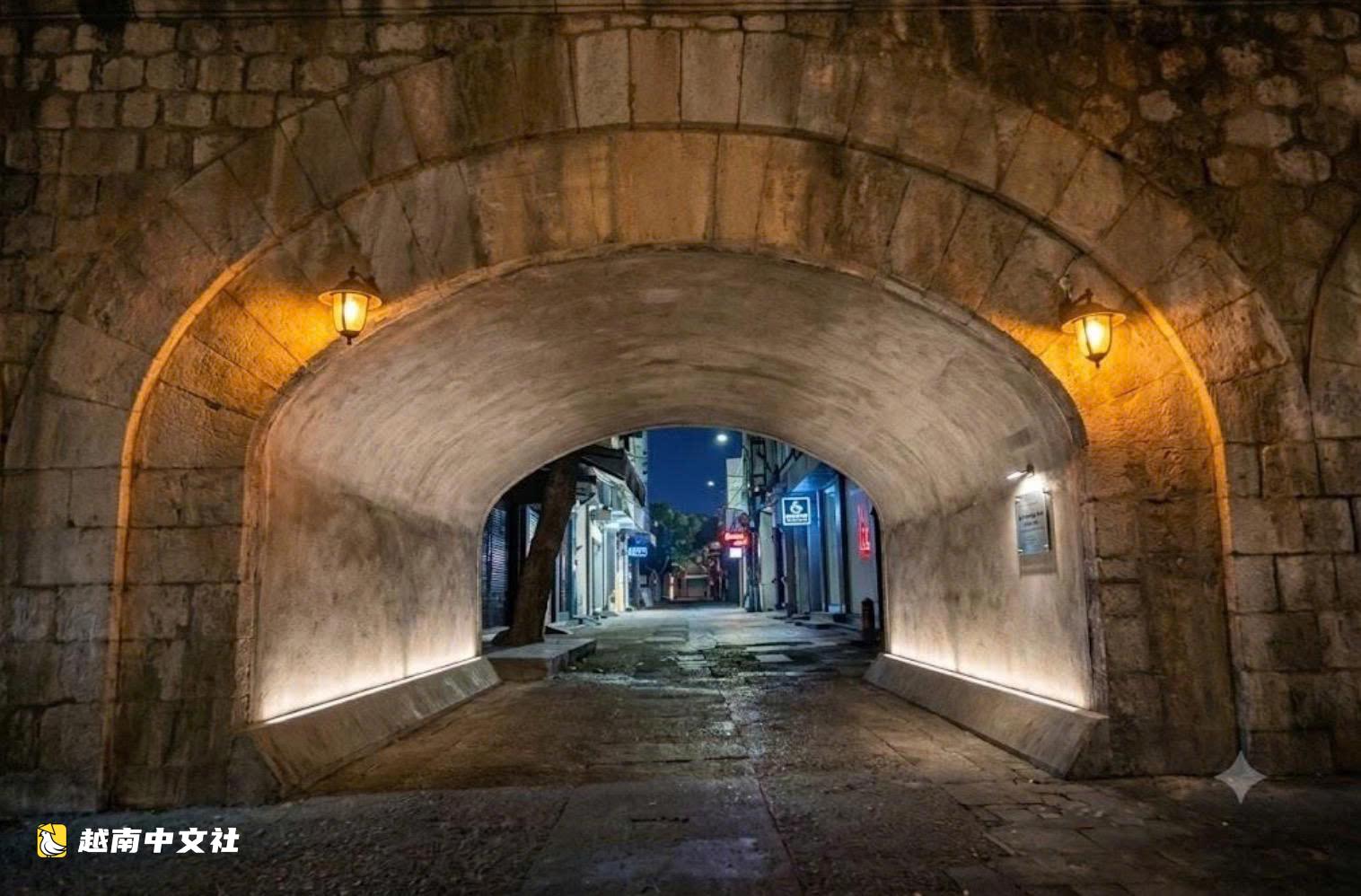 越南河內打通百年法式石拱橋