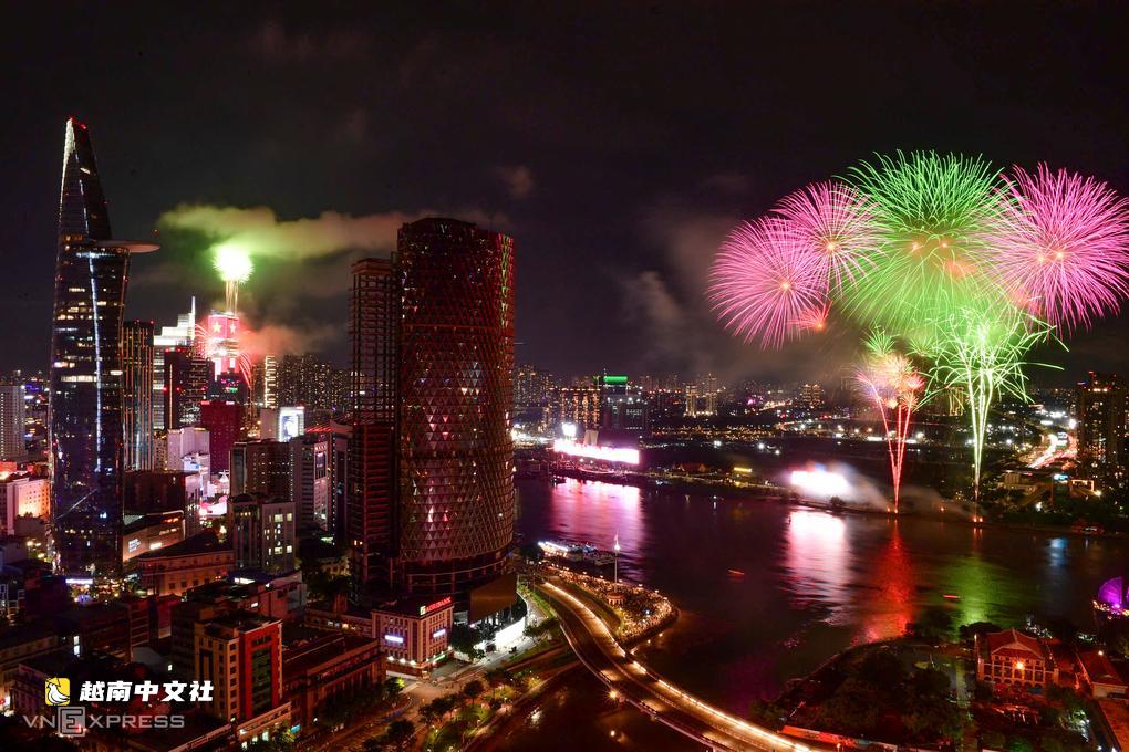 胡志明市國慶節將在7個地點放煙花