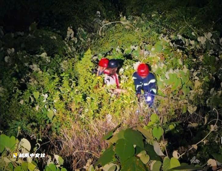 越南山茶半島發生墜崖事故,一名學生夜間獲救