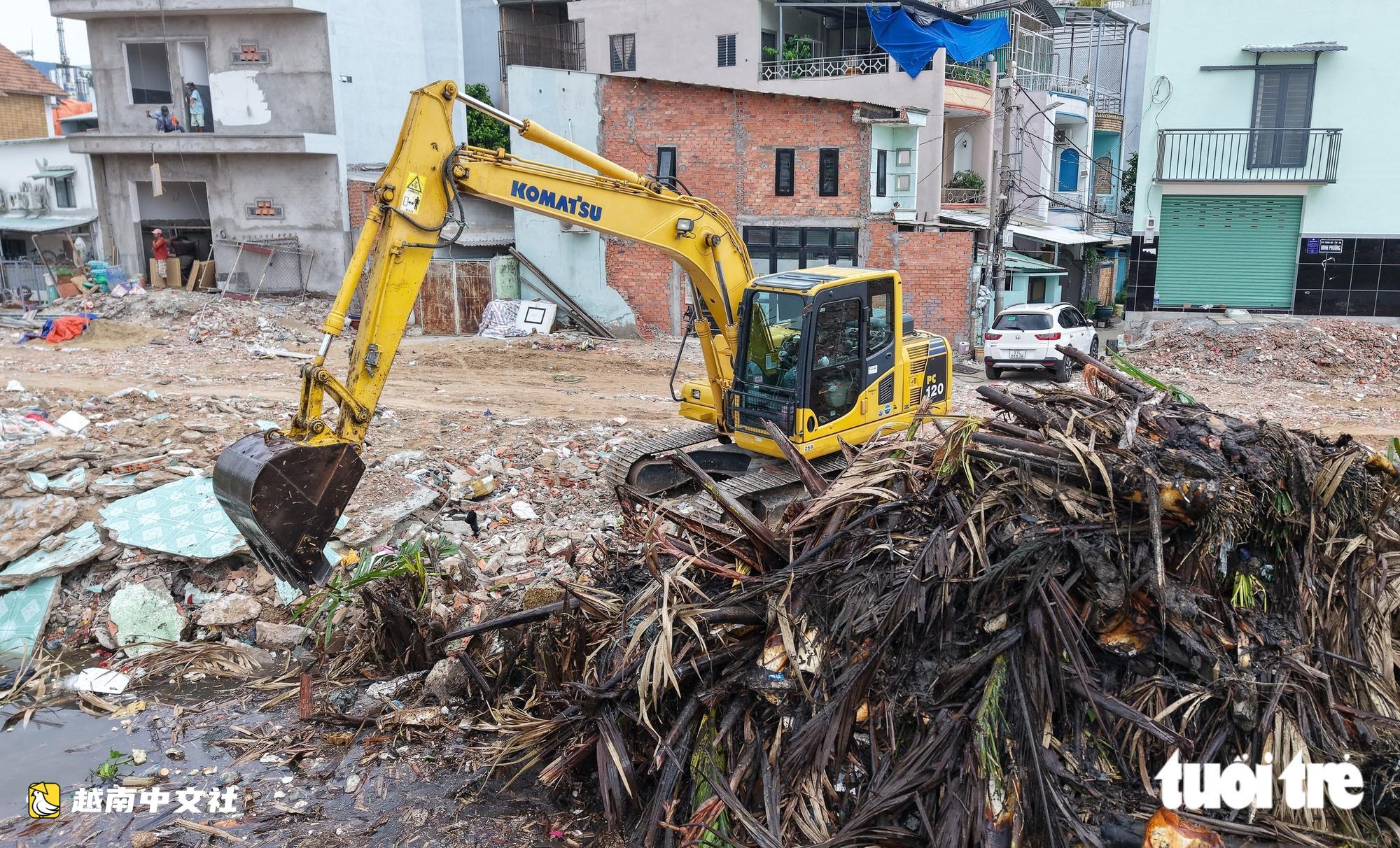 越南胡志明市川心運河:場地清空,各標段加速施工