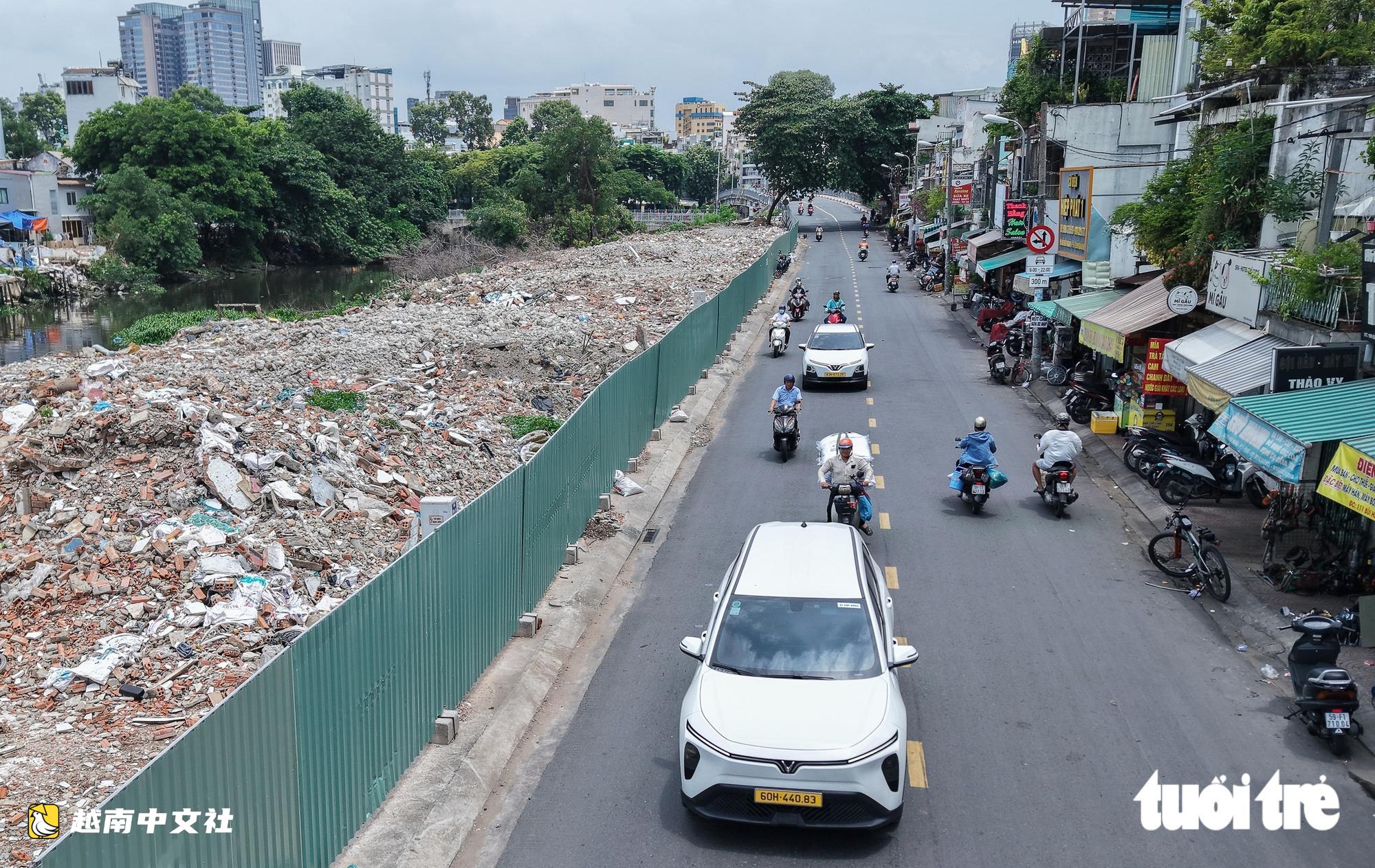 越南胡志明市川心運河:場地清空,各標段加速施工