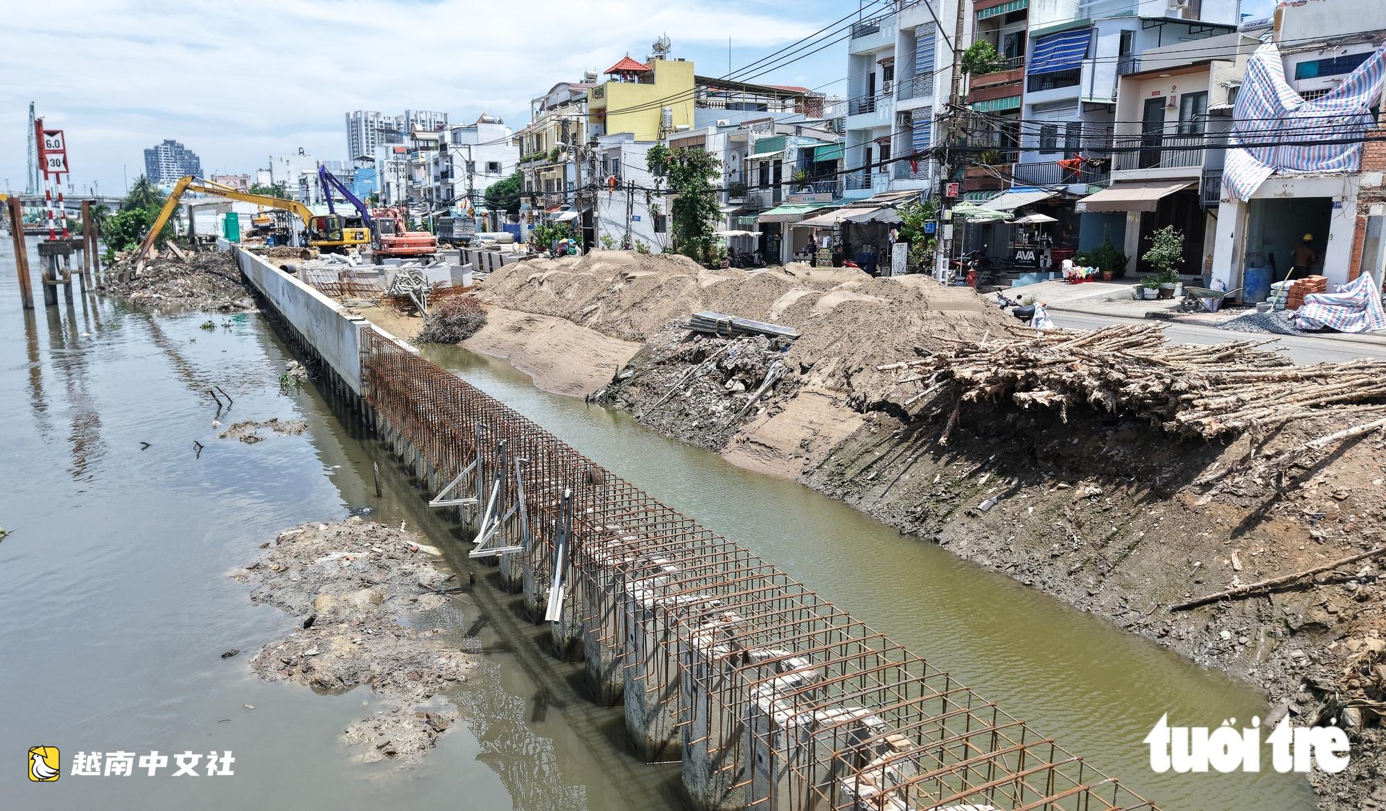 早獲場地,胡志明市雙運河北岸動工一年後‘脫胎換骨’