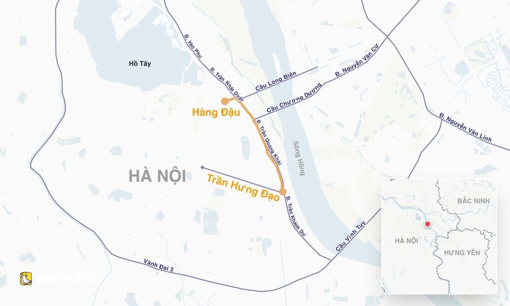 河內要求紅河堤防旁道路不建高層住宅