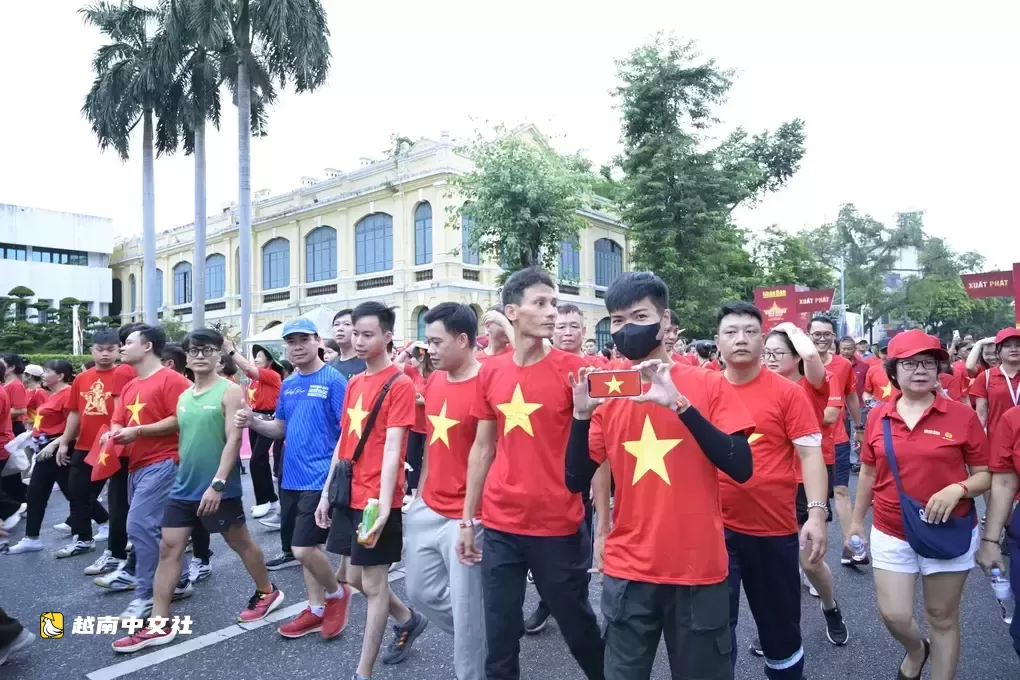越南34省市同步舉行步行活動 衝擊吉尼斯世界紀錄