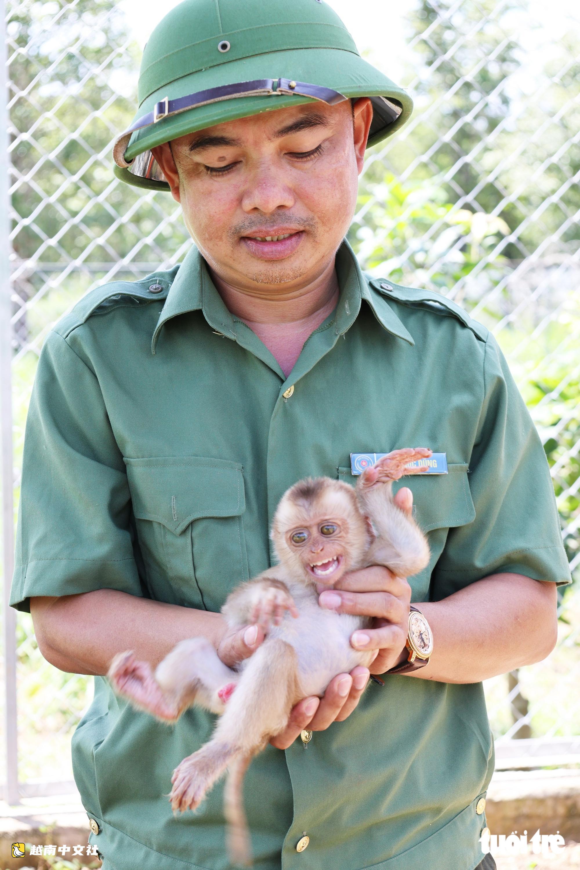 越南野生動物救護中心:特殊猴子的“奶媽”