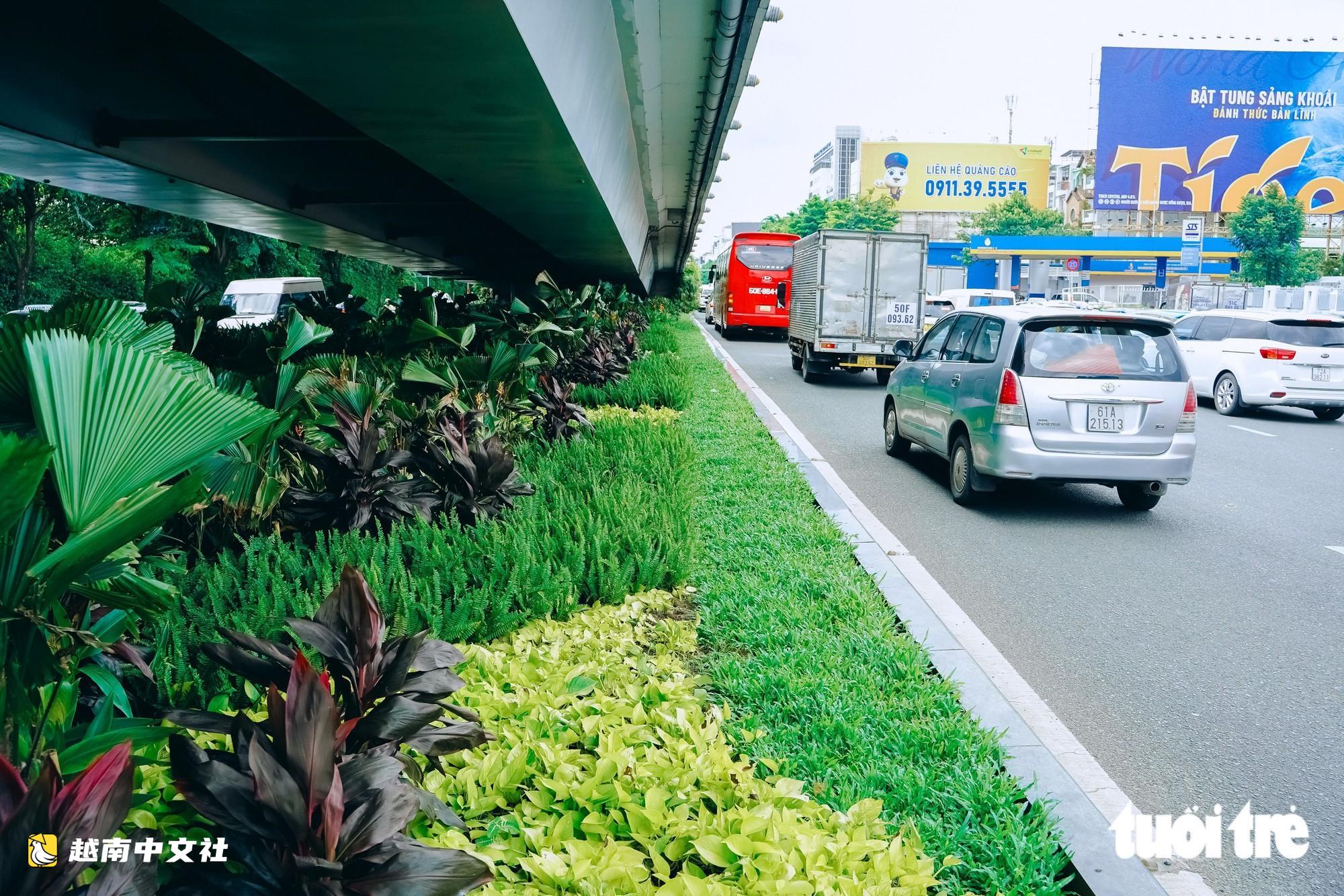 胡志明市將街道和公交候車亭變成‘小花園’