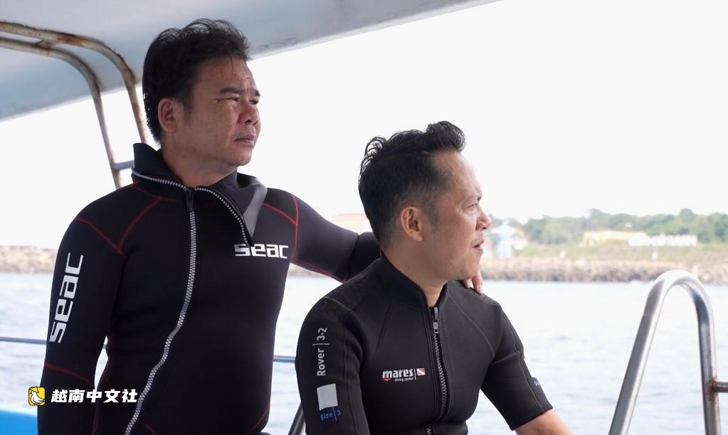 越南昏果島潛水員海底清除“幽靈漁網”,拯救海洋生物
