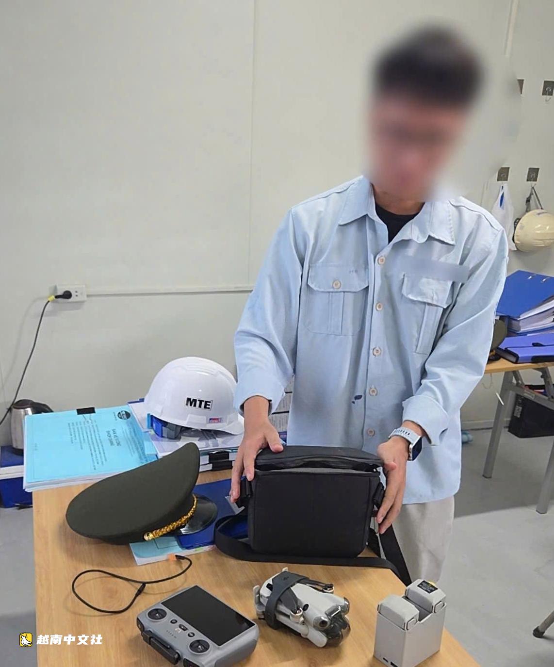越南內排機場禁飛區違規廠房施工遭無人機監控