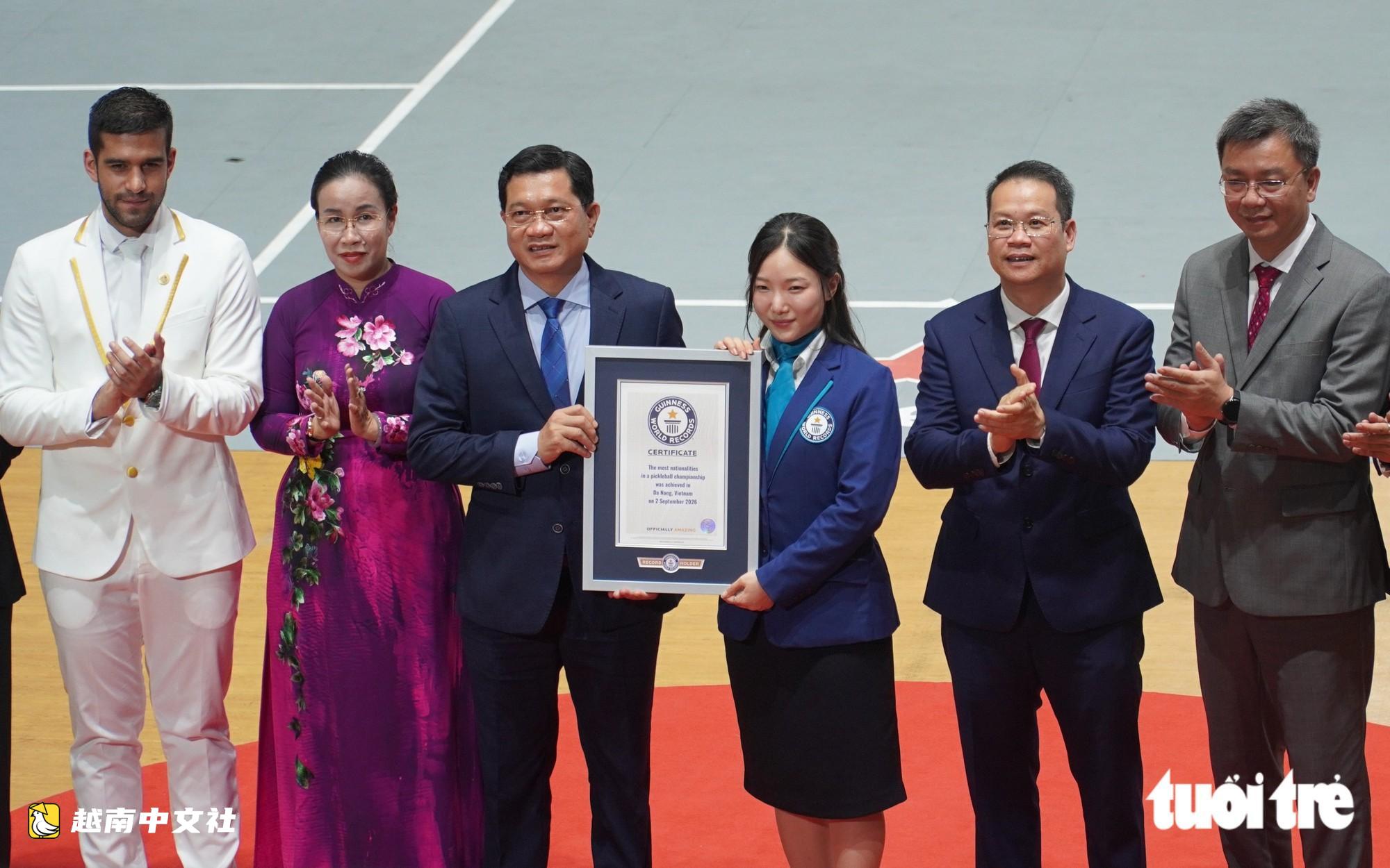 Pickleball世界盃在越南峴港開幕,峴港市主席冀賽事成為文化和旅遊橋梁