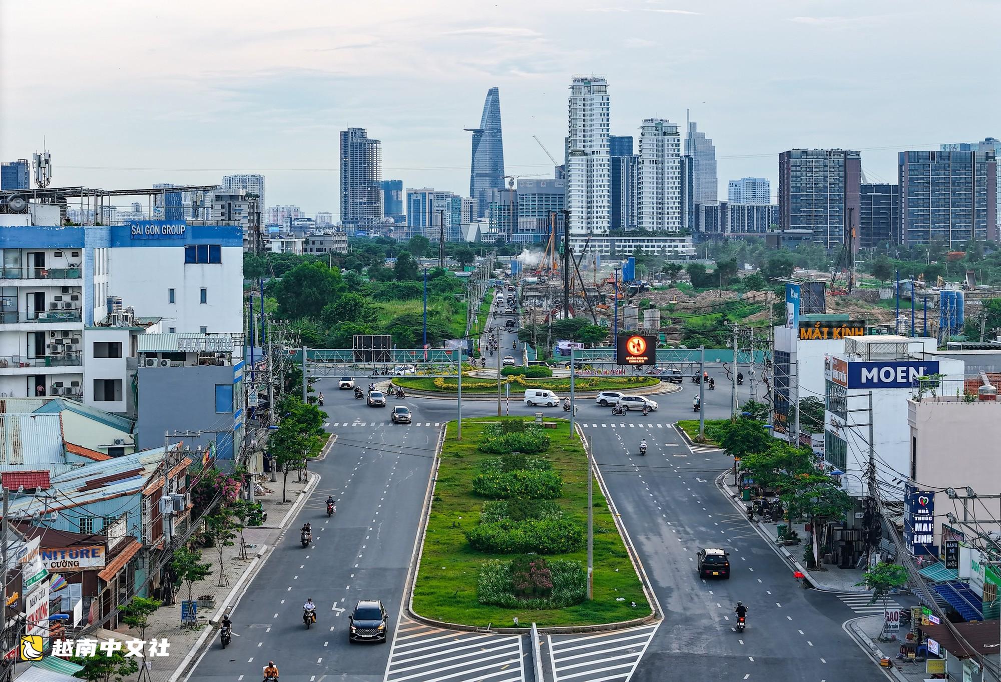 胡志明市解決梁廷貴路2.2萬平方米用地障礙 完成安富立交最後拼圖