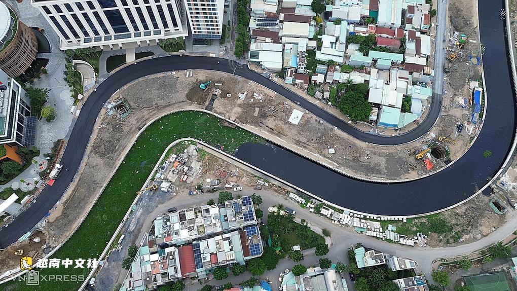 越南胡志明市川心運河沿岸首段道路通車
