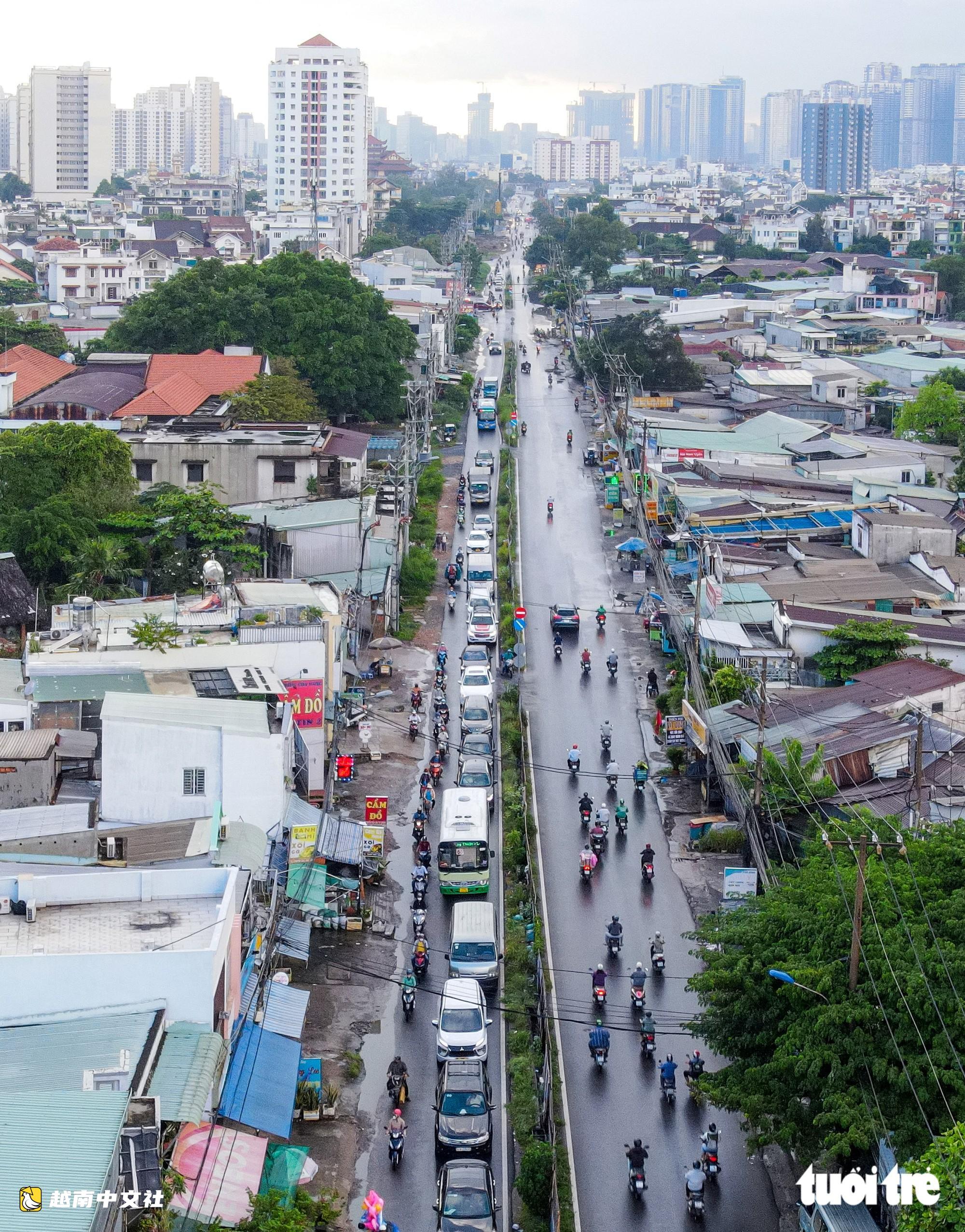 胡志明市解決梁廷貴路2.2萬平方米用地障礙 完成安富立交最後拼圖