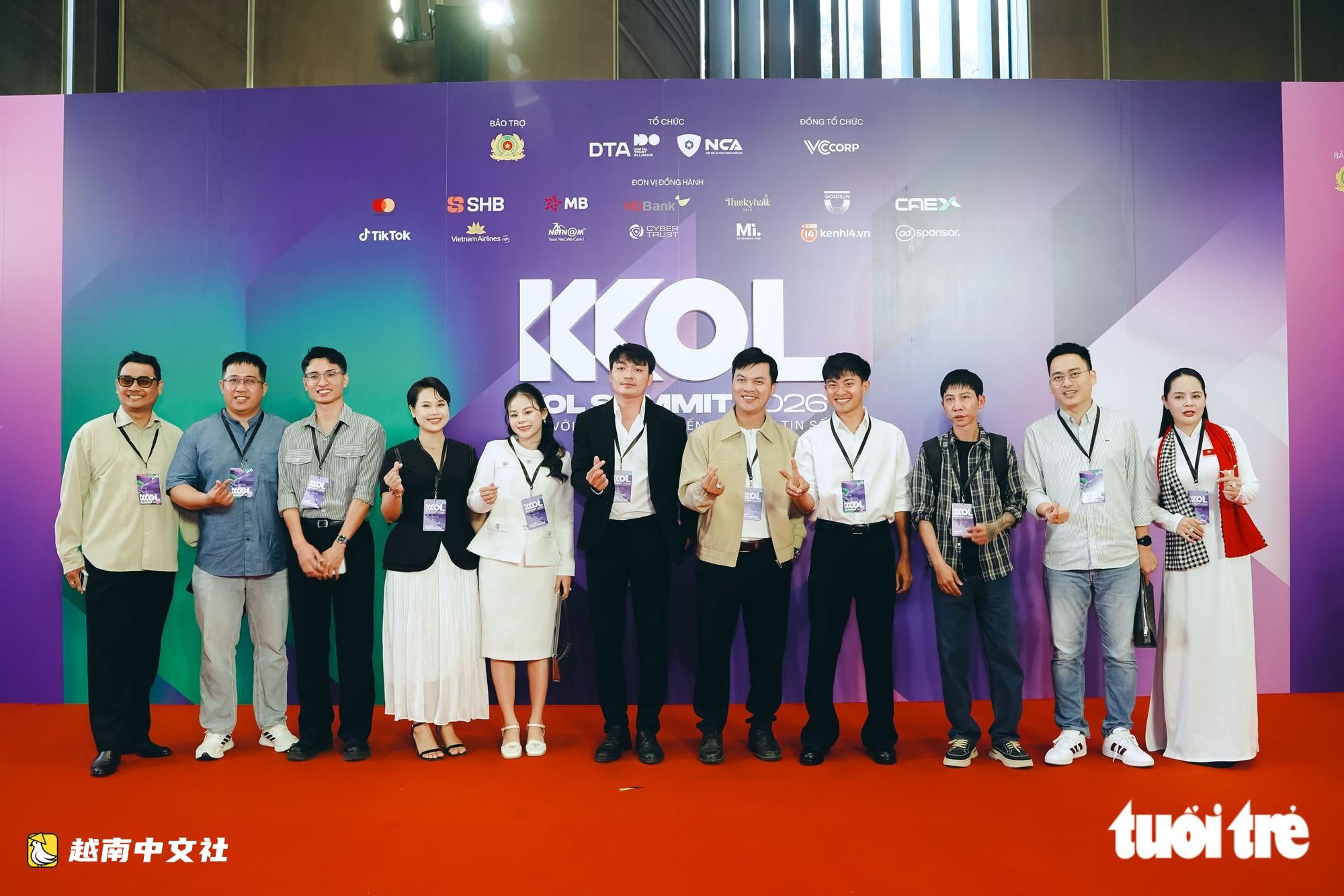 越南眾多知名KOL齊聚2026年KOL峰會