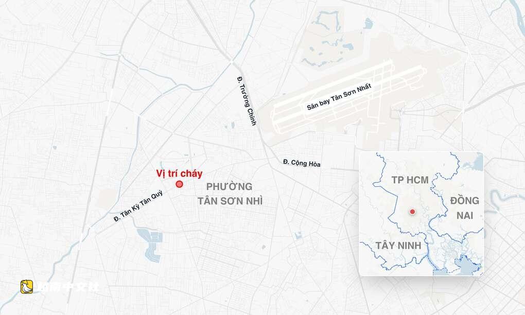 胡志明市一6層酒店起火致兩人死亡