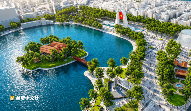 越南還劍湖規劃:促進古建築與現代建築和諧共存