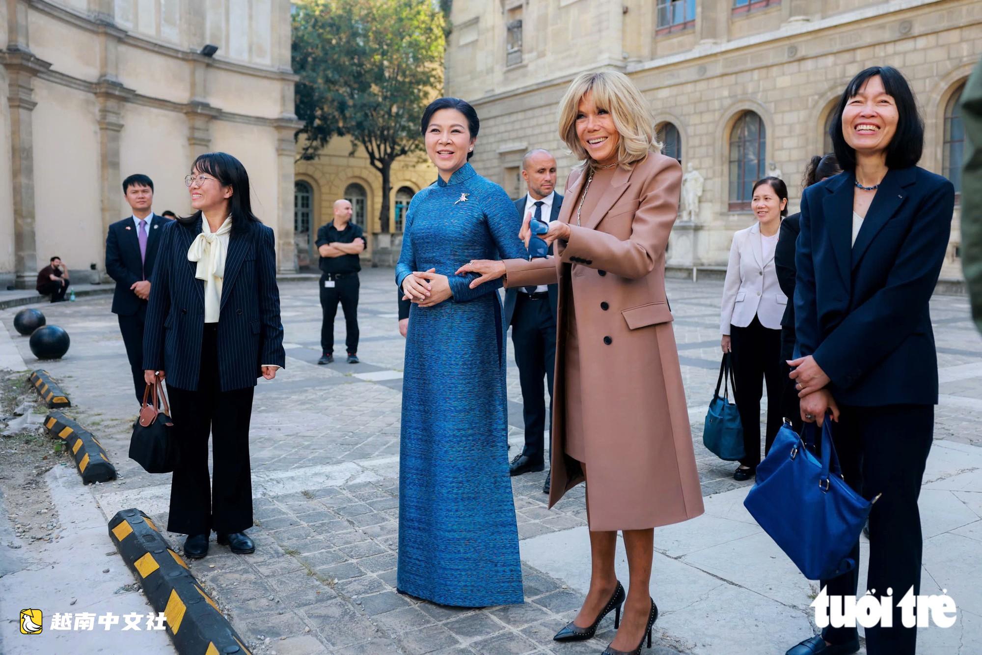越南與法國元首夫人參觀法國國立高等美術學院