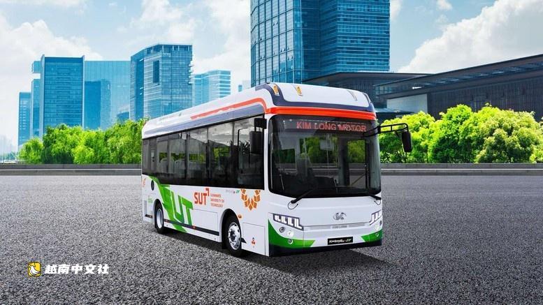 越南金隆汽車向泰國交付首批電動巴士