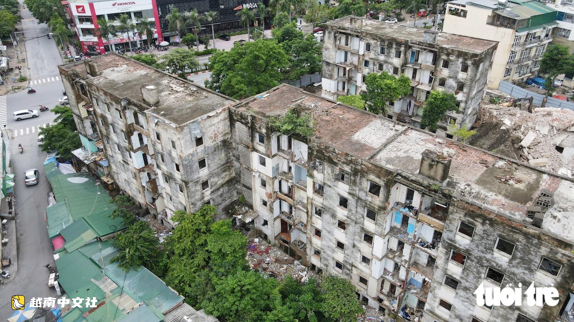 越南乂安省敲定拆除6棟近50年樓齡公寓的期限