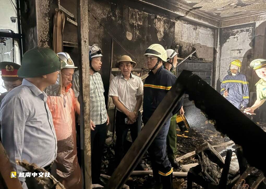 越南河內房屋起火,5人死亡