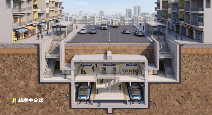 越南土龍木市—胡志明市地鐵2號線取得新進展，力爭2026年12月開工