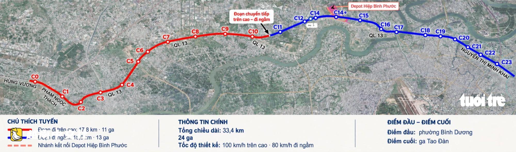 越南土龍木市—胡志明市地鐵2號線取得新進展，力爭2026年12月開工