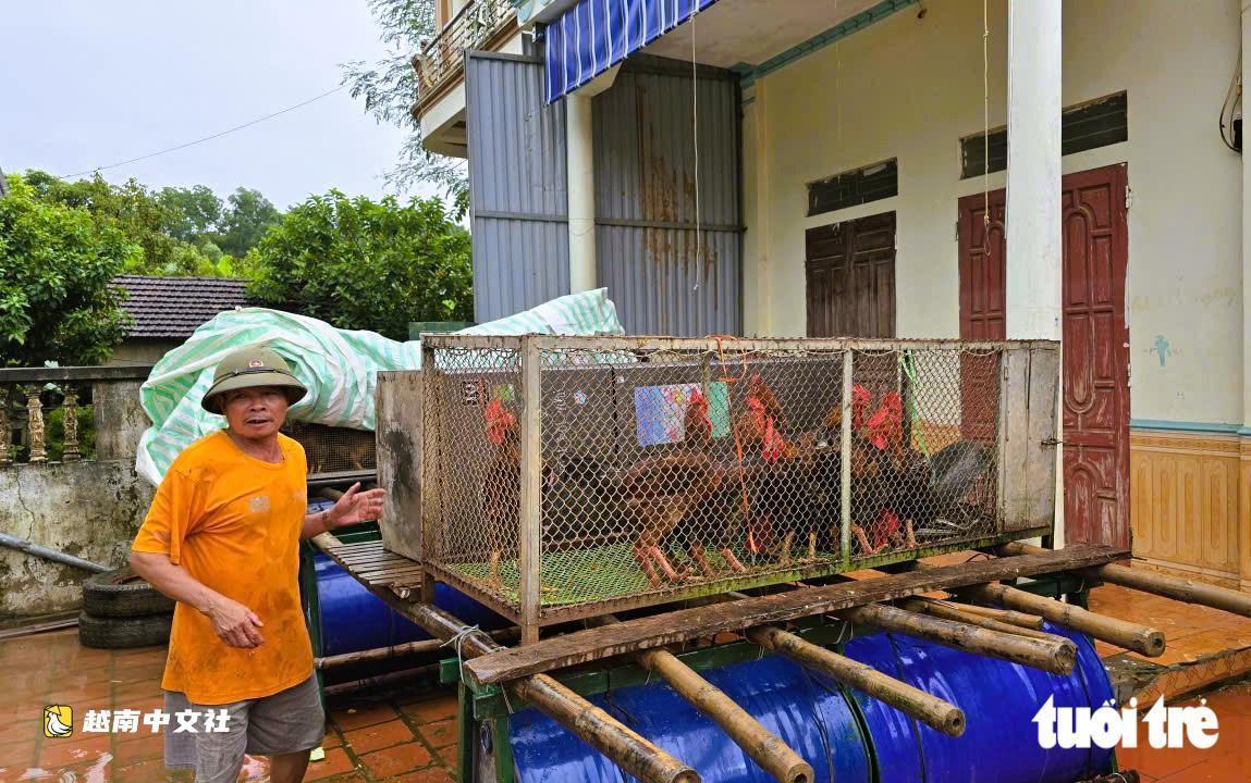 越南清化省數百戶民宅因柚河水位暴漲被深淹