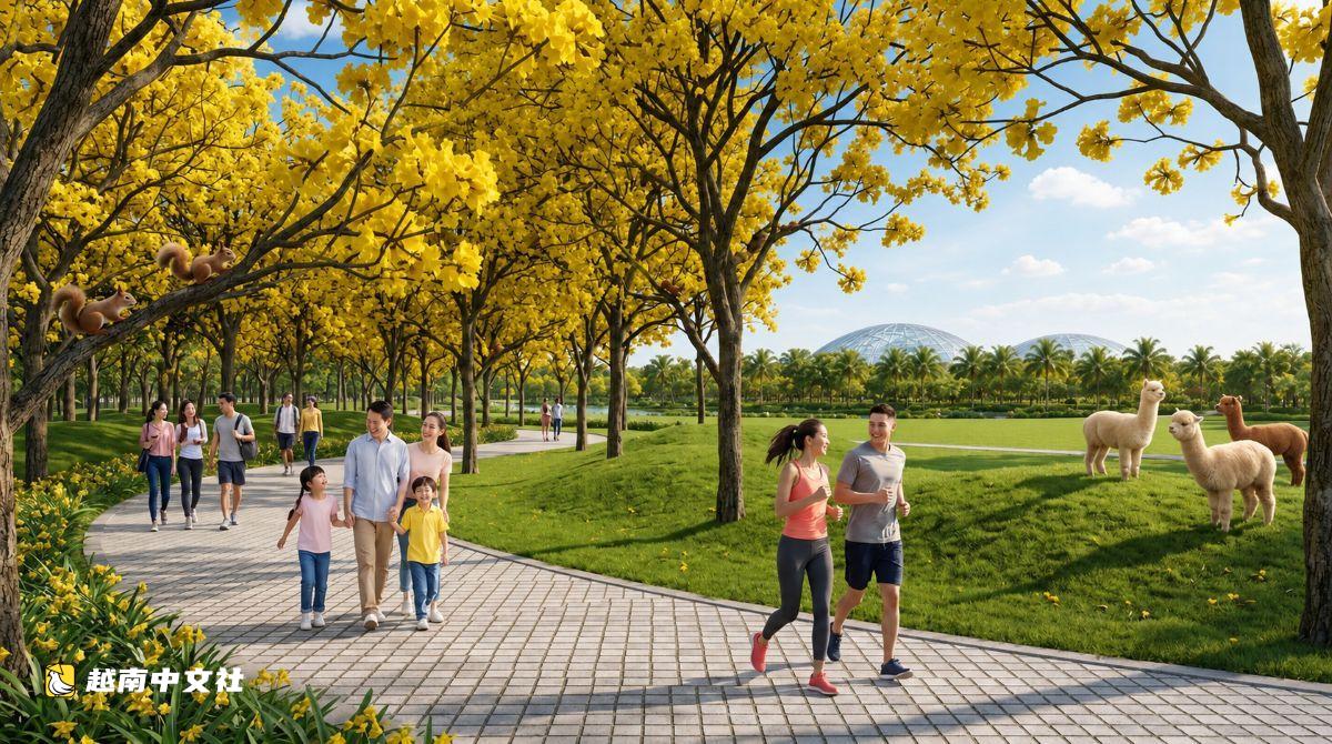 越南Vinhomes西貢公園:地基高出5-10米,‘無需擔心內澇’的吸引力解析