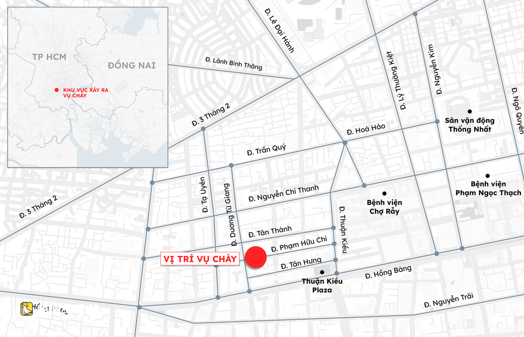 越南胡志明市一棟4層樓房起火,兩人死亡