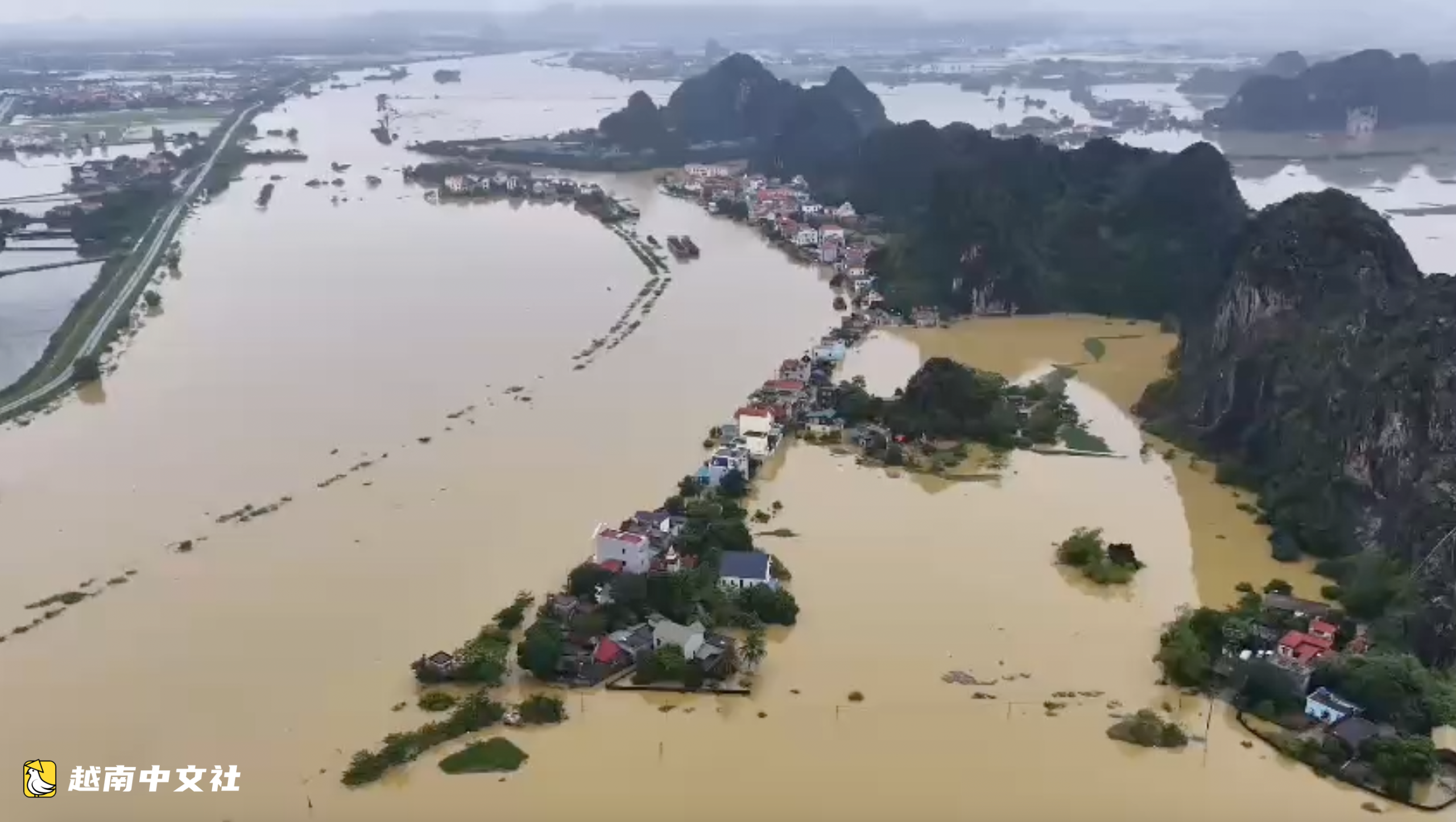 越南暴雨洪水肆虐致3人死亡,超過16000戶民房被淹