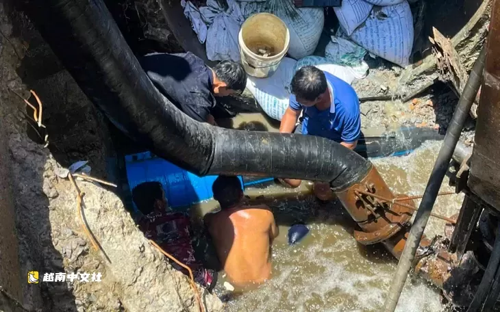 越南高嶺幼兒園停課,商戶因……水管破裂停業
