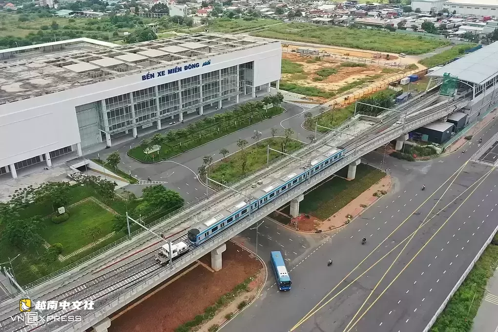 越南胡志明市預計年底再開工三條地鐵線路