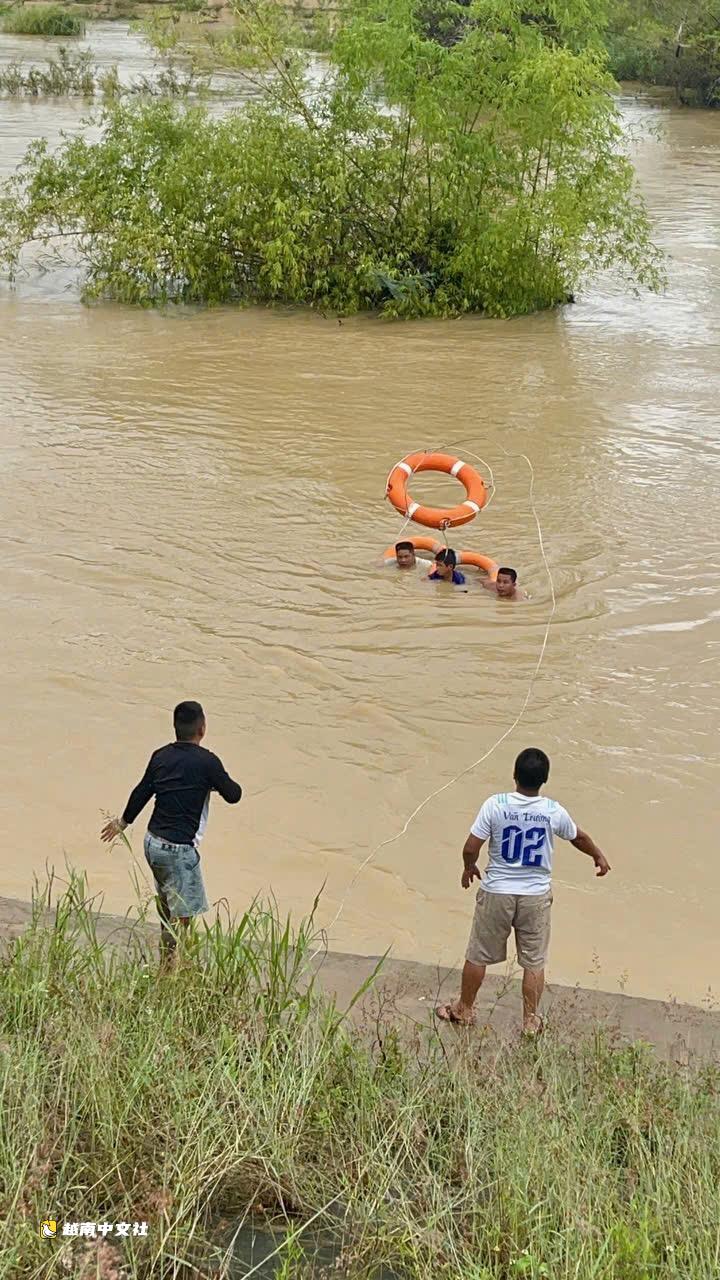 越南多樂省:少年翻船後緊抱河中竹叢獲救