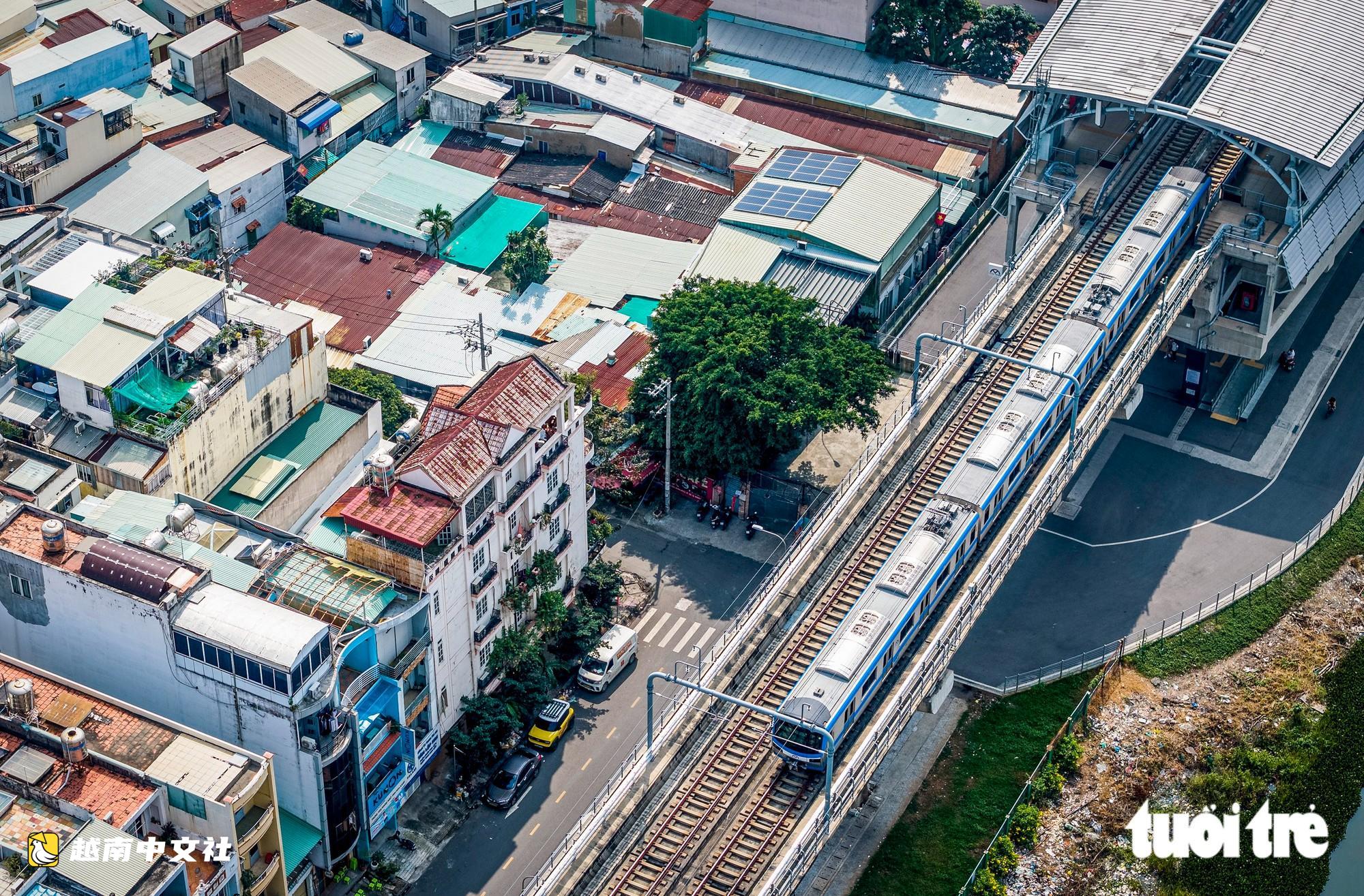 胡志明市規劃車站周邊最大1000米範圍內的TOD